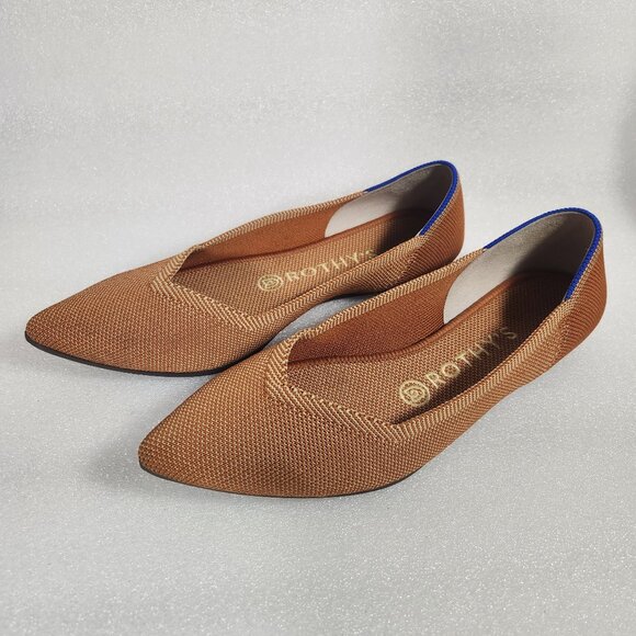 Rothy's Shoes - ROTHYS The Point Ballet Flat In Fawn Size W7.5